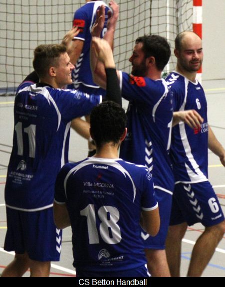Villa Modena, partenaire maillot de l'équipe 1 du CSB Handball (saison 2014-2015)