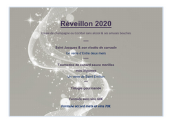 Menu Réveillon 2020